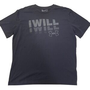 Under Armour I Will HeatGear Training T-Shirt Moisture Wicking Men's Size XL